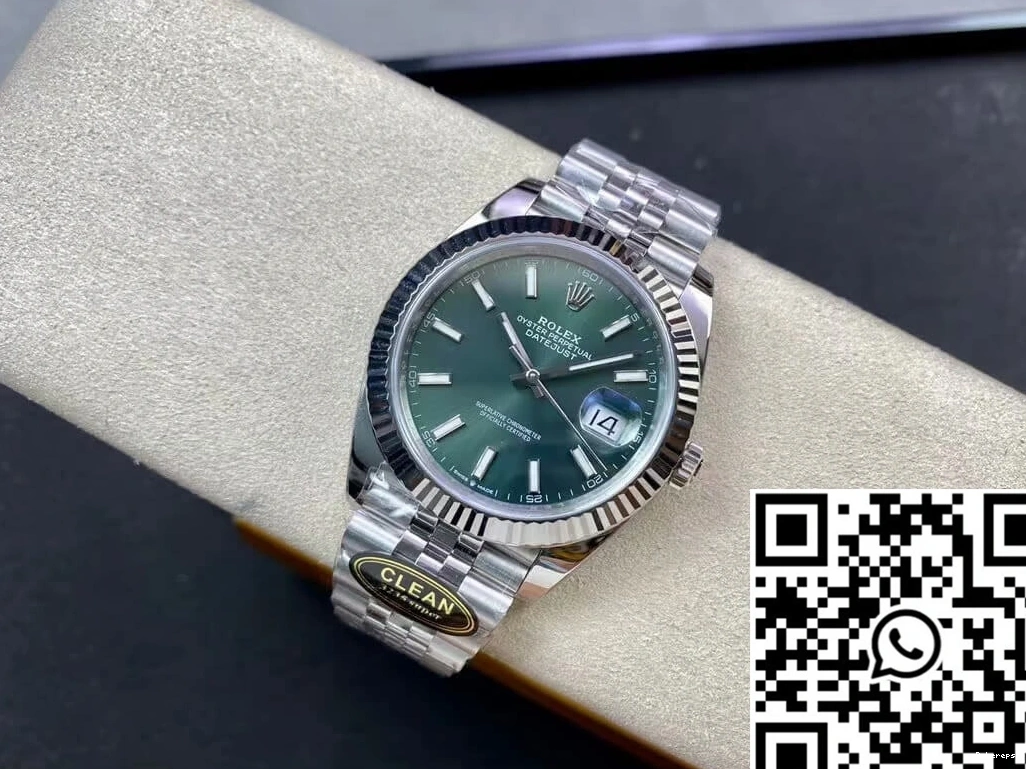 Dial M126334-0027 Datejust Factory Rolex Clean Green Mint 0510